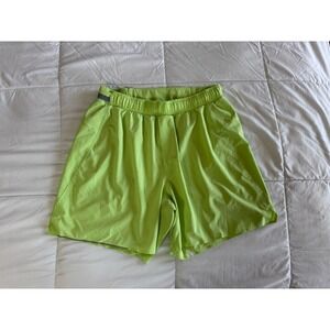 Lululemon Drawstring Shorts Womens Size 6 High Rise Green, No Liner, Runner